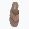 Dámske šľapky SKECHERS Ultra Flex 3.0 Rhythm Waves brown 5