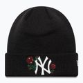 Dámska zimná čiapka  New Era Sequin Rose Beanie New Yor Yankees black