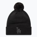 Dámska zimná čiapka  New Era Metallic Bobble Los Angeles Dodger blacks