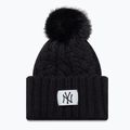 Dámska zimná čiapka  New Era Cable Wide New York Yankees black