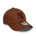 Zimná čiapka New Era League Essential 9Forty New York Yankees dark auburn