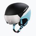 Detská lyžiarska prilba HEAD Yuki Visor Jr team/siver/red