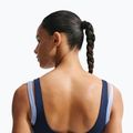 Fitness podprsenka Nike One Light Support midnight navy/aluminium/white 5