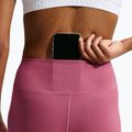 Dámske tréningové legíny Nike One pink smoke/white 6
