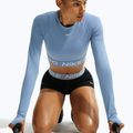Dámske tričko longsleeve Nike Pro work blue/white 3