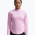 Dámska bežecká mikina Nike Tempo Dri-Fit 1/4 Zip pink rise 4