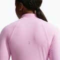 Dámska bežecká mikina Nike Tempo Dri-Fit 1/4 Zip pink rise 5