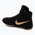 Zápasnícke topánky Nike Footsweep 2 black/metallic gold/gum light brown 3