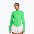 Dámske bežecké tričko longsleeve Nike Tempo Swoosh Run Dri-Fit 1/4-Zip illusion green/white