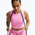 Dámske tričko Nike Pro pink rise/white 4
