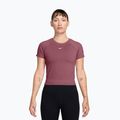 Dámske tréningové tričko Nike Pro Seamless pink smoke/white