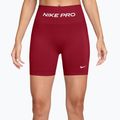 Dámske tréningové šortky Nike Pro Seamless tough red/white