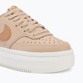 Dámske topánky Nike Court Vision Alta shimmer/sail/light cognac 7