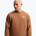 Pánska mikina Nike Club ale brown/white 5