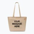 Taška Nike Heritage "Your Message Here" Tote 22 l oatmeal/safety orange/safety orange