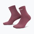 Ponožky Nike Run Midweight Micro Crew pink smoke/pink rise/white