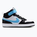 Detské topánky Nike Court Borough Mid 2 white/black/arctic green/football blue