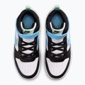 Detské topánky Nike Court Borough Mid 2 white/black/arctic green/football blue 4