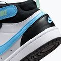 Detské topánky Nike Court Borough Mid 2 white/black/arctic green/football blue 6