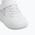 Detské topánky Nike Court Borough Low white/football grey/arctic green 12