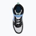 Detské topánky Nike Court Borough Mid 2 white/black/arctic green/football blue 5