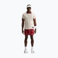 Polo tričko Nike Court Slam Aero-Fit Pale Ivory/Team Red 2
