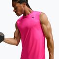 Pánske tréningové tričko Nike Dri-FIT Sleeveless Training Top hyper pink/black 5