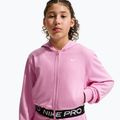 Detská mikina Nike Pro Fleece pink rise/pink rise/black/white 3