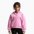Detská mikina Nike Sportswear Studio Fleece pink rise/white