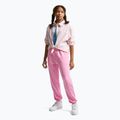 Detské nohavice Nike Sportswear Studio Fleece pink rise/white 2