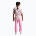 Detské nohavice Nike Sportswear Studio Fleece pink rise/white 3