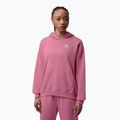 Dámska mikina Jordan Fleece Hoodie desert berry/white