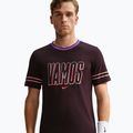 Pánske tričko Nike Court Dri-FIT Cotton burgundy ash 4