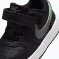 Detské topánky Nike Court Borough Low black/smoke grey/white/illusion green 5
