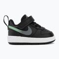 Detské topánky Nike Court Borough Low black/smoke grey/white/illusion green 2