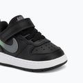 Detské topánky Nike Court Borough Low black/smoke grey/white/illusion green 7