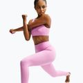 Dámske tréningové legíny Nike One pink rise/white 8