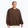 Dámska mikina Nike Studio Fleece Medium Weight cacao wow/sail