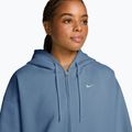 Dámska mikina Nike Studio Fleece Medium Weight Oversized Full Zip work blue/sail 3