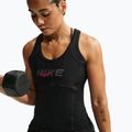 Dámske tréningové tričko Nike One black/black/university red/white 5