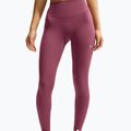 Dámske legíny Nike One pink smoke/pink smoke/pink rise/white 4