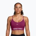 Fitness podprsenka Nike Pro Seamless Light Support true berry/white