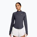 Dámske bežecké tričko longsleeve Nike Tempo Swoosh Run Dri-Fit 1/4-Zip LS gridiron/white