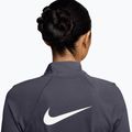 Dámske bežecké tričko longsleeve Nike Tempo Swoosh Run Dri-Fit 1/4-Zip LS gridiron/white 3