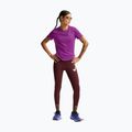 Dámske bežecké legíny Nike Tempo Swoosh Run High-Waisted 7/8 mystic dates/white 2