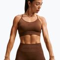 Dámska fitness podprsenka Nike Pro Seamless Light Support Sports Bra cacao wow