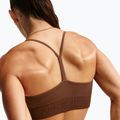 Dámska fitness podprsenka Nike Pro Seamless Light Support Sports Bra cacao wow 5