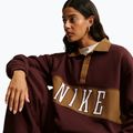 Dámska mikina Nike Studio Fleece Medium Weight mystic dates/light british tan/sail 4