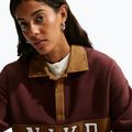 Dámska mikina Nike Studio Fleece Medium Weight mystic dates/light british tan/sail 5