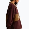 Dámska mikina Nike Studio Fleece Medium Weight mystic dates/light british tan/sail 6